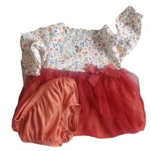 NWT Floral Fox Tutu Dress